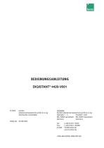 Bedienungsanleitung DIGISTANT® 4420-V001