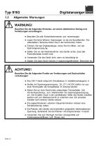 Bedienungsanleitung Digitalanzeiger Typ 9163-12