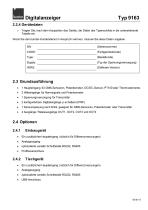 Bedienungsanleitung Digitalanzeiger Typ 9163-15