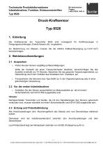 Bedienungsanleitung Druck-Kraftsensor Typ 8526 2025-3