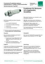 Bedienungsanleitung Hochdrucksensor Typ 8221-2