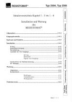 Bedienungsanleitung Meß- und Prüfautomat RESISTOMAT® Typ 2304-11