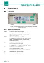 Bedienungsanleitung Milliohmmeter RESISTOMAT® Typ 2316-16