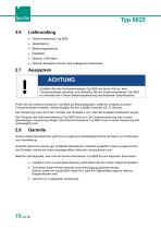 BEDIENUNGSANLEITUNG Präzisions-Drehmomentsensor Typ 8625-10