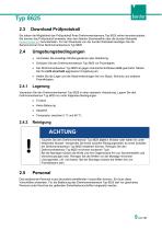 BEDIENUNGSANLEITUNG Präzisions-Drehmomentsensor Typ 8625-9