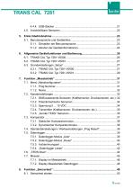 Bedienungsanleitung TRANS CAL Typ 7281-5