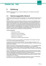 Bedienungsanleitung TRANS CAL Typ 7281-9