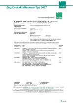 Bedienungsanleitung Zug-Druck-Kraftsensor Typ 8427 2025-3