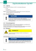 Bedienungsanleitung Zug-Druck-Kraftsensor Typ 8427 2025-8