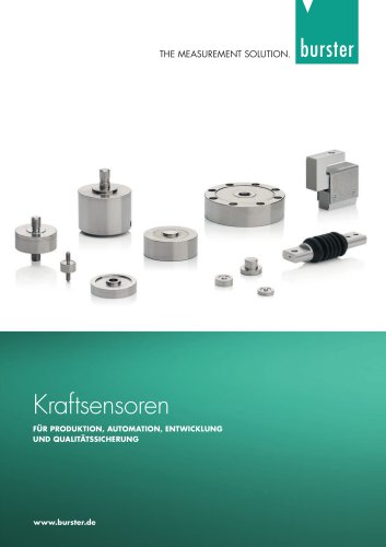 Brosch&uuml;re Kraftsensoren