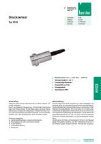 Datenblatt-Drucksensor Typ 8103