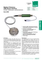 Datenblatt - Mobiles PräzisionsUSB-Sensor-Interface Serie 920