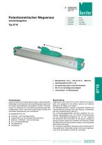 Datenblatt Potentiometrischer Wegsensor Typ 8718-1