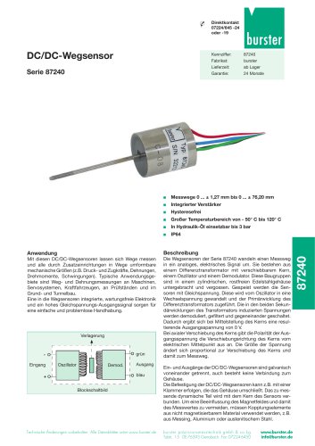 Datenblatt Serie 87240