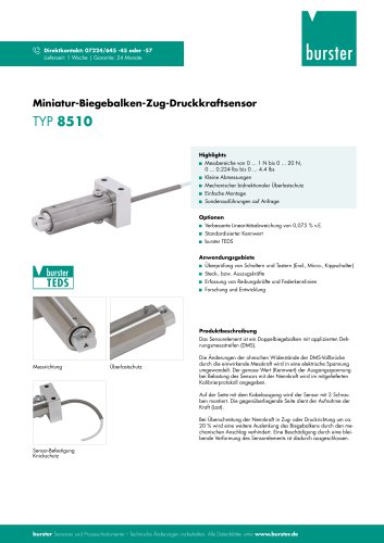 Datenblatt Typ 8510