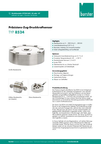 Datenblatt Typ 8524
