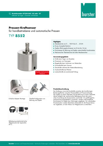 Datenblatt Typ  8552 (2025)