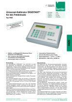 Datenblatt - Universal-Kalibrator DIGISTANT® für den Feldeinsatz Typ 4420