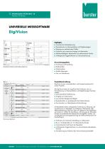 Datenblatt-UNIVERSELLE MESSSOFTWARE