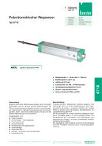 Potentiometrischer Wegsensor Typ 8719