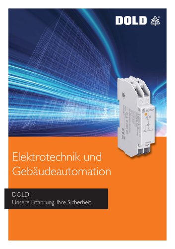 Elektrotechnik und Geb&auml;udeautomation