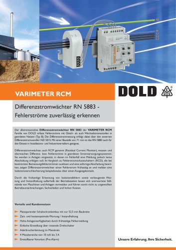 Flyer Differenzstromwächter RN 5883