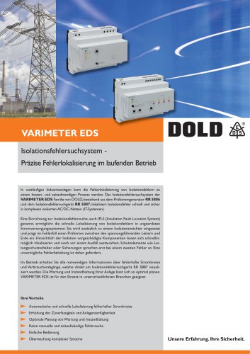 Flyer Isolationsfehlersuchsystem RR 5886 / RR 5887