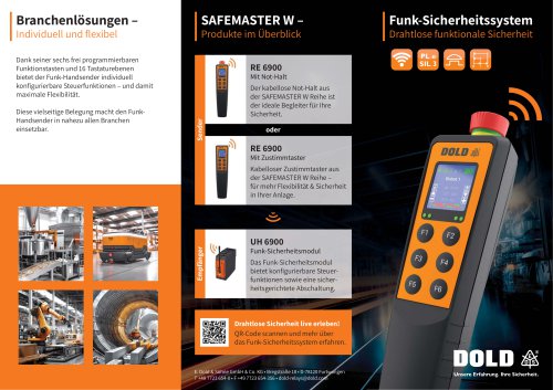 Funk-Sicherheitssystem RE 6900