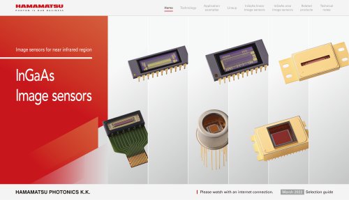 InGaAs Image sensors