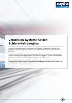 Verschlusstechnik mit System für Schienenfahrzeugbau - 9