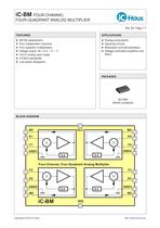 iC-BM    Quad Four-Quadrant Analog Multiplier