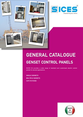 General catalogue_SICES control panels