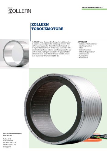  ZOLLERN  TORQUEMOTOR