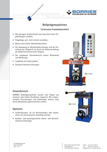 Rollprägemaschinen