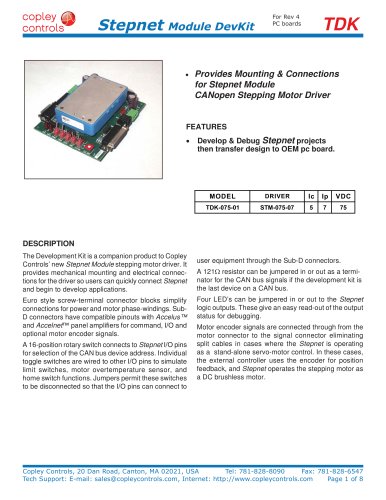 Stepnet Module Development Kit