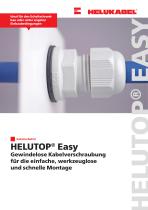 HELUTOP Easy - Threadless cable gland  for simple and quick assembly without any tools - 1