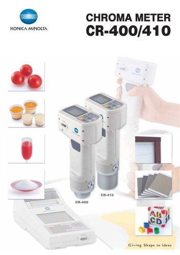 CR-411 / CR-410 Chroma Meters