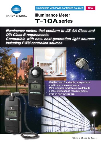 Illuminance Meter T-10A series