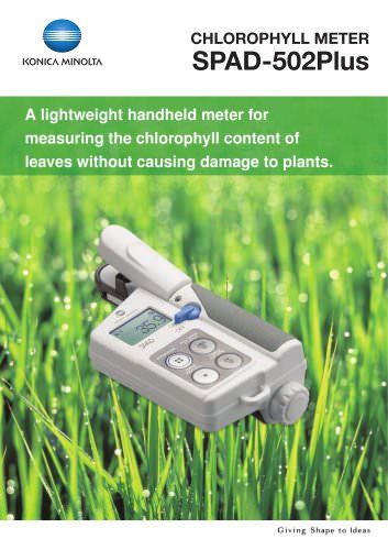 SPAD-502Plus Chlorophyll Meter