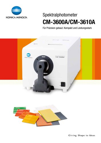 Spektralphotometer CM-3600A/CM-3610A