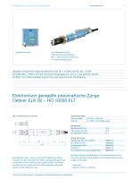 Electronically Controlled Pneumatic Pincer HO 10000-2