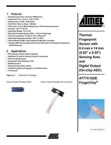 Biometrics (Fingerprint Sensor) 