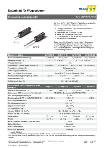 CLP13 Brochure de