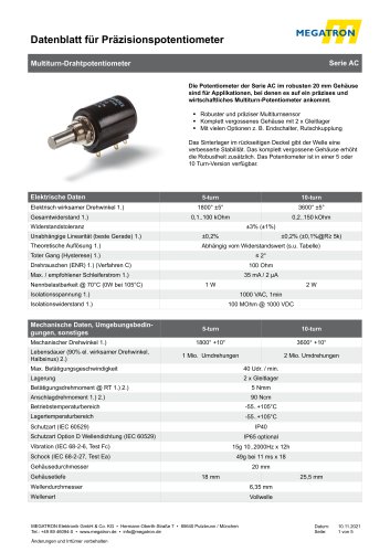 Datenblatt AC