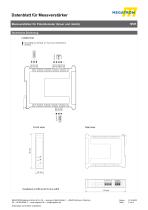 Datenblatt Messverstärker MVR - 3