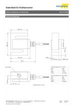 Datenblatt S-Beam Kraftsensor KT1503 - 3