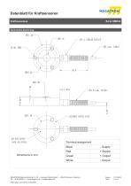 Druckkraftmessdose KMB32 - 3