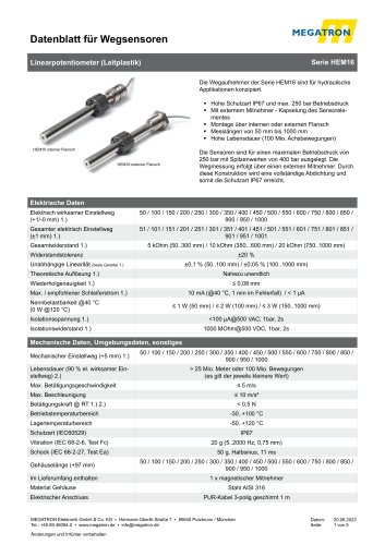 HEM16 Brochure de