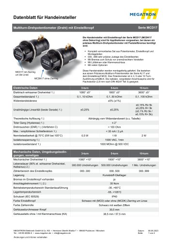 MCD17 Brochure de