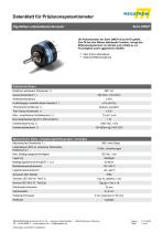 Oil-filled Conductiv Plastic Potentiometer Brochure de - 1